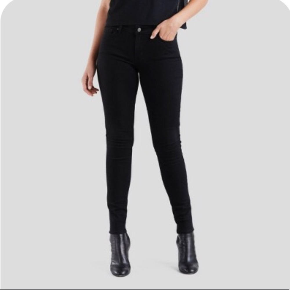 Levi’s 711 -Skinny Jeans - Black W28 L30